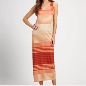 NWT Joie Belina Aurora Red Orange Midi Dress